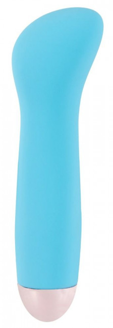 Голубой мини-вибратор Cuties Mini - 12,9 см., Orion