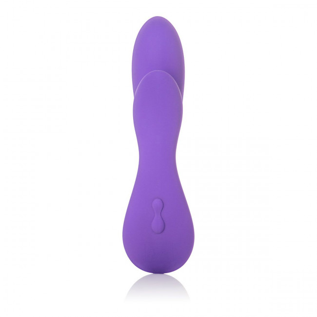 Фиолетовый перезаряжаемый вибратор со стимуляцией клитора Silhouette S17, California Exotic Novelties