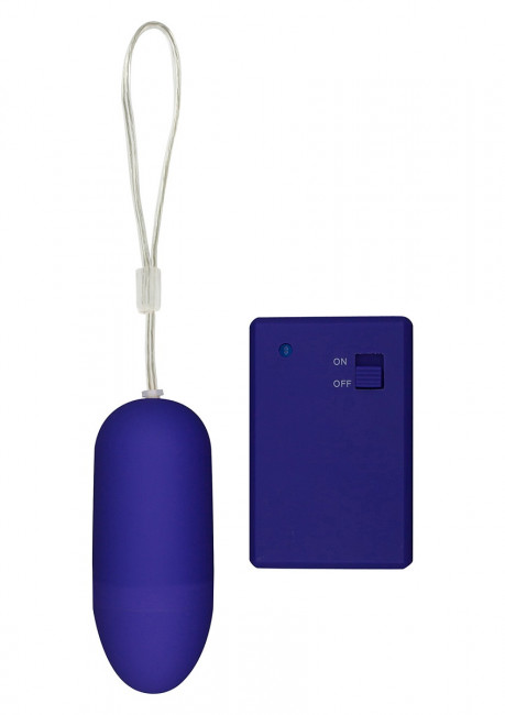 Фиолетовое виброяйцо Funky Remote Egg с дистанционным управлением - 7,5 см. , Toy Joy