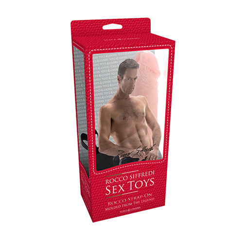 Телесный полый страпон на регулируемых ремешках ROCCO REALISTIC STRAP ON - 23 см., Toyz4lovers