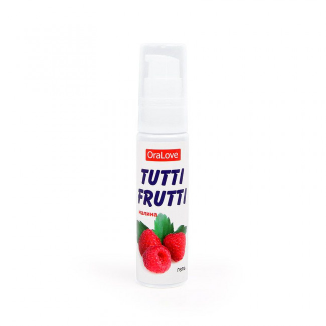 Гель-смазка Tutti-frutti с малиновым вкусом - 30 гр., Биоритм Гель-смазка Tutti-frutti с малиновым вкусом - 30 гр., Биоритм
