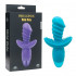 Голубой вибратор INDULGENCE Rechargeable Wild Ride - 16,5 см.