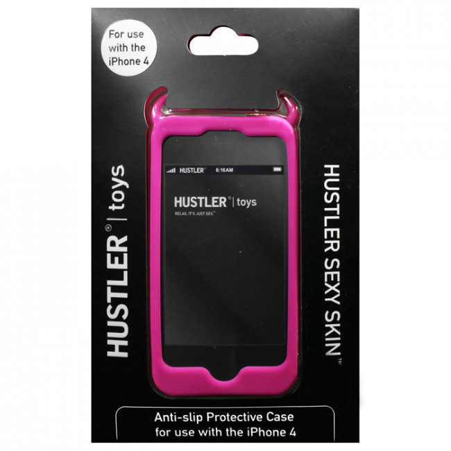 Розовый чехол HUSTLER из силикона для iPhone 4, 4S, Hustler