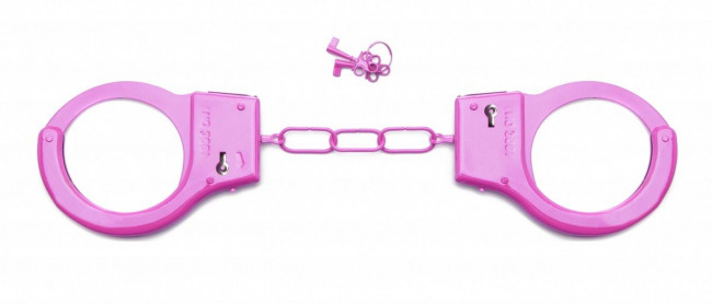 Розовые металлические наручники SHOTS TOYS Pink , Shots Media BV Розовые металлические наручники SHOTS TOYS Pink , Shots Media BV
