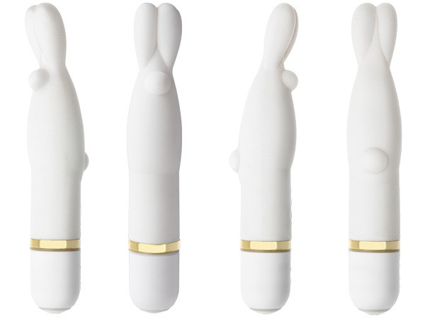 Силиконовый кролик THE WHITE WABBIT, Doc Johnson Силиконовый кролик THE WHITE WABBIT, Doc Johnson