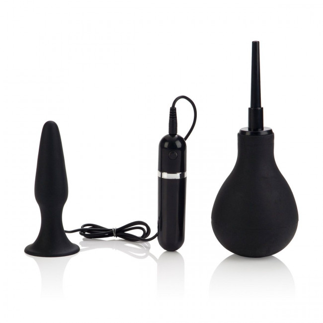 Набор для анальной стимуляции Advanced Anal Explorer Kit: анальный душ и вибропробка, California Exotic Novelties Набор для анальной стимуляции Advanced Anal Explorer Kit: анальный душ и вибропробка, California Exotic Novelties