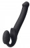 Черный безремневой страпон Silicone Bendable Strap-On L Черный безремневой страпон Silicone Bendable Strap-On L