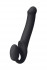 Черный безремневой страпон Silicone Bendable Strap-On L Черный безремневой страпон Silicone Bendable Strap-On L