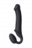 Черный безремневой страпон Silicone Bendable Strap-On L Черный безремневой страпон Silicone Bendable Strap-On L