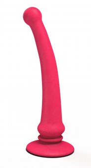 Розовый анальный стимулятор Rapier Plug - 15 см., Lola toys