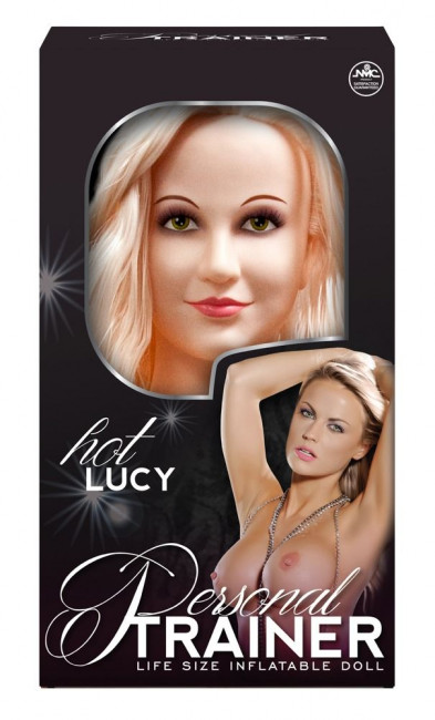 Надувная кукла с вибрацией и 2 любовными отверстиями Hot Lucy Lifesize Love Doll, NMC