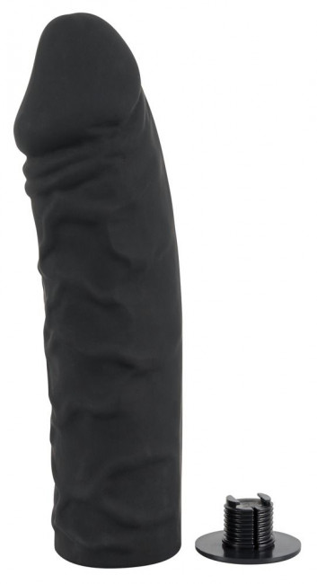 Силиконовый страпон на регулируемых ремешках Silicone Strap-On - 17 см., Orion