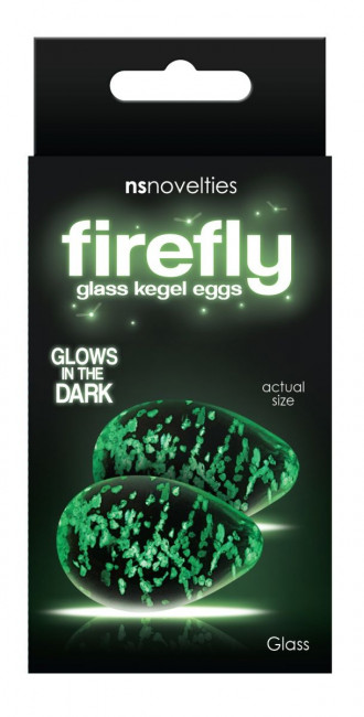 Прозрачные, светящиеся в темноте вагинальные яички Kegel Eggs, NS Novelties Прозрачные, светящиеся в темноте вагинальные яички Kegel Eggs, NS Novelties