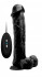 Чёрный вибратор-реалистик Vibrating Realistic Cock 11" With Scrotum - 29,5 см., Shots Media BV Чёрный вибратор-реалистик Vibrating Realistic Cock 11" With Scrotum - 29,5 см., Shots Media BV