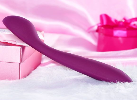 Фиолетовый клиторальный вибратор Keri Violet - 17 см., Svakom Фиолетовый клиторальный вибратор Keri Violet - 17 см., Svakom