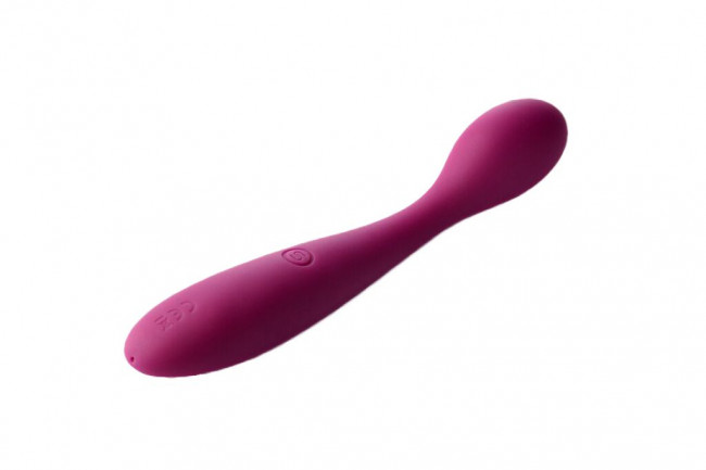 Фиолетовый клиторальный вибратор Keri Violet - 17 см., Svakom Фиолетовый клиторальный вибратор Keri Violet - 17 см., Svakom