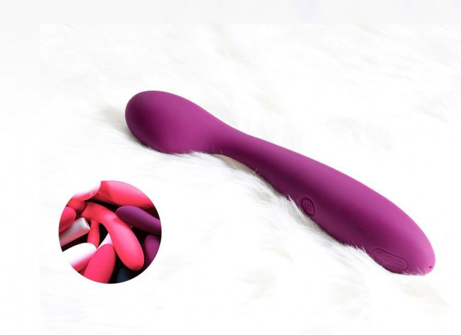 Фиолетовый клиторальный вибратор Keri Violet - 17 см., Svakom Фиолетовый клиторальный вибратор Keri Violet - 17 см., Svakom