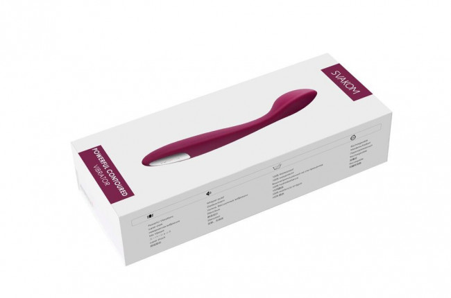 Фиолетовый клиторальный вибратор Keri Violet - 17 см., Svakom Фиолетовый клиторальный вибратор Keri Violet - 17 см., Svakom
