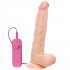 Телесный вибромассажёр на присоске G-GIRL STYLE 9INCH VIBRATING DONG - 22,9 см., NMC Телесный вибромассажёр на присоске G-GIRL STYLE 9INCH VIBRATING DONG - 22,9 см., NMC