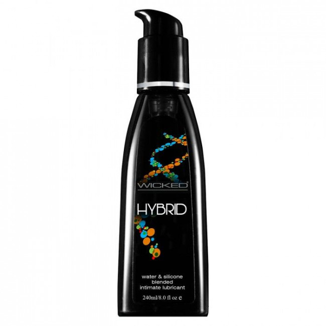 Лубрикант на водно-силиконовой основе HYBRID - 240 мл., Wicked