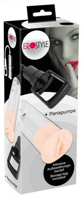 Помпа с уплотняющей вставкой-вагиной Erostyle Penis Pump, Orion Помпа с уплотняющей вставкой-вагиной Erostyle Penis Pump, Orion