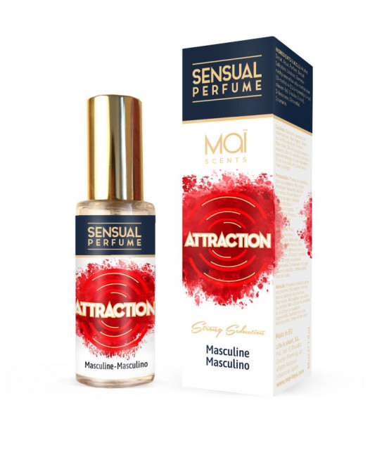 Мужской парфюм с феромонами MASCULINE PERFUME WITH SENSUAL ATTRACTION - 30 мл., Mai cosmetics
