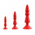 Набор из красных анальных силиконовых втулок MENZSTUFF 3-PIECE ANAL CONE SET, Dream Toys Набор из красных анальных силиконовых втулок MENZSTUFF 3-PIECE ANAL CONE SET, Dream Toys