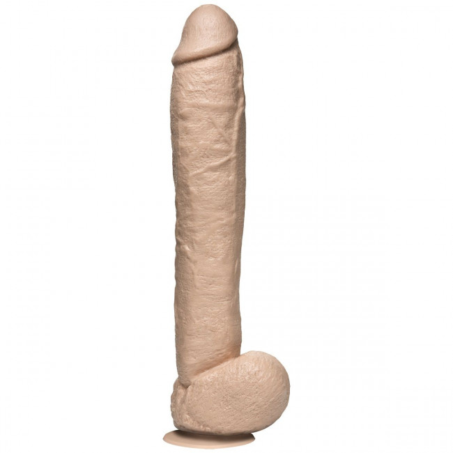 Фаллоимитатор большого размера The Naturals Vac-U-Lock Removable Suction Cup 12" Dong with Balls - 29,5 см., Doc Johnson Фаллоимитатор большого размера The Naturals Vac-U-Lock Removable Suction Cup 12" Dong with Balls - 29,5 см., Doc Johnson