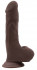 Коричневый фаллоимитатор Bottomless Pleasure - 20 см. Коричневый фаллоимитатор Bottomless Pleasure - 20 см.
