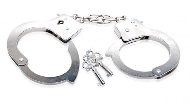 Металлические наручники Beginner's Metal Cuffs, Pipedream