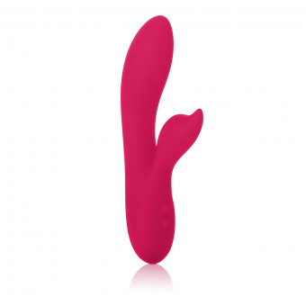 Красный вибромассажер с лепестком для стимуляции клитора Silhouette S19, California Exotic Novelties