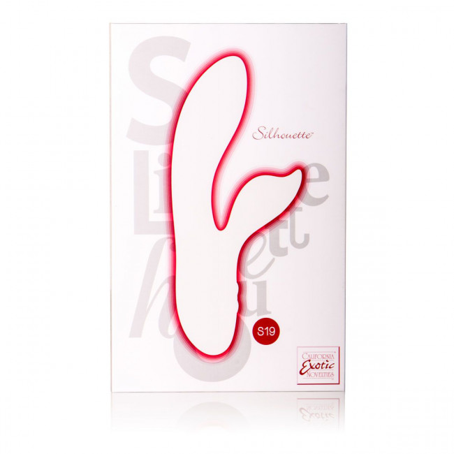 Красный вибромассажер с лепестком для стимуляции клитора Silhouette S19, California Exotic Novelties Красный вибромассажер с лепестком для стимуляции клитора Silhouette S19, California Exotic Novelties