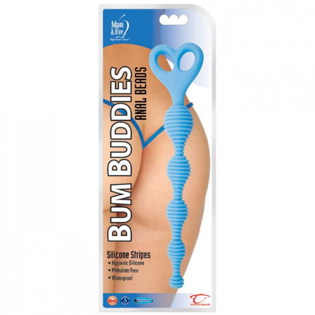 Голубые анальные бусы TLC Bum Buddies Anal Beads - 26,7 см., Topco Sales Голубые анальные бусы TLC Bum Buddies Anal Beads - 26,7 см., Topco Sales