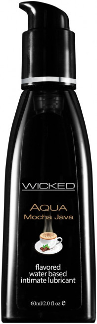 Лубрикант с ароматом кофе мокко Wicked Aqua Mocha Java - 60 мл., Wicked Лубрикант с ароматом кофе мокко Wicked Aqua Mocha Java - 60 мл., Wicked