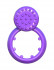 Фиолетовое эрекционное кольцо с вибрацией Sensual Touch Love Ring, Pipedream