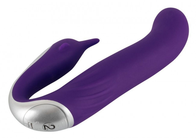 Фиолетовый вибратор Sweet Smile Purple Vibrator Hands-Free - 18 см., Orion Фиолетовый вибратор Sweet Smile Purple Vibrator Hands-Free - 18 см., Orion