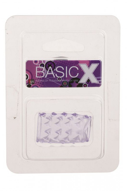 Фиолетовая насадка на пенис BASICX TPR SLEEVE, Dream Toys Фиолетовая насадка на пенис BASICX TPR SLEEVE, Dream Toys