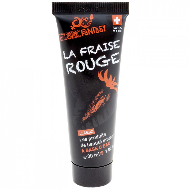 Лубрикант со вкусом клубники Erotic Fantasy La Fraise Rouge - 30 мл., Erotic Fantasy