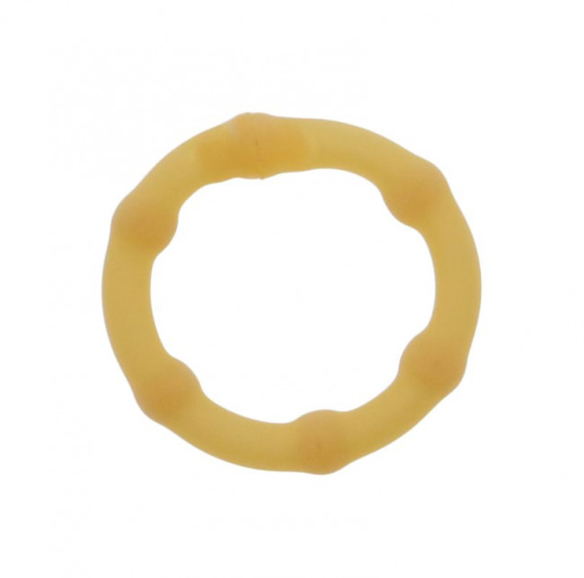 Телесное эрекционное кольцо LOVE RUBBER COCK RING, Tonga