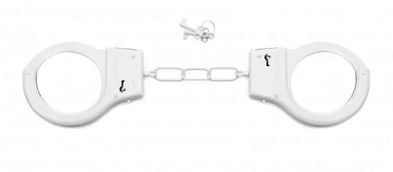 Белые металлические наручники SHOTS TOYS White, Shots Media BV