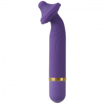Фиолетовый G-Spot вибромассажер The Mystical Mushroom - 14 см., Doc Johnson
