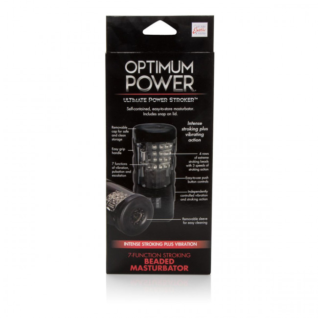 Мастурбатор с вибрацией Optimum Power Ultimate Power Stroker - 21,5 см., California Exotic Novelties