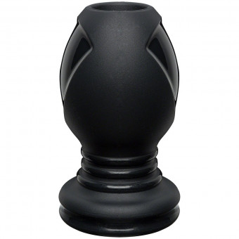 Анальная пробка с тоннелем Kink Wet Works Explore Platinum Premium Silicone Plug 4.5" - 11,43 см., Doc Johnson
