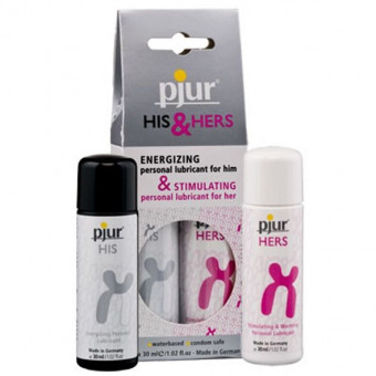 Набор стимулирующих лубрикантов pjur His&Hers - 2 х 30 мл., Pjur