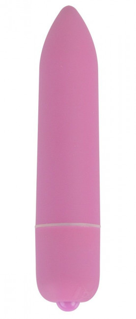 Розовая удлинённая вибропуля Power Bullet Pink - 8,3 см., Shots Media BV