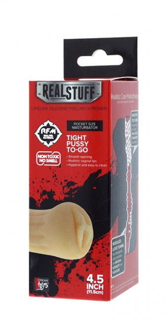 Мастурбатор-вагина REALSTUFF TIGHT PUSSY TO-GO, Dream Toys