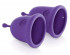 Набор из 2 фиолетовых менструальных чаш Intimate Care Menstrual Cups Набор из 2 фиолетовых менструальных чаш Intimate Care Menstrual Cups