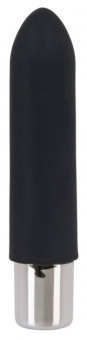 Чёрный мини-вибратор Lust Mini Vibrator - 9,6 см., Orion
