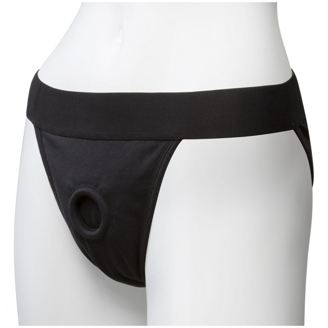 Трусики с плугом Vac-U-Lock Panty Harness with Plug Full Back - L/XL, Doc Johnson Трусики с плугом Vac-U-Lock Panty Harness with Plug Full Back - L/XL, Doc Johnson