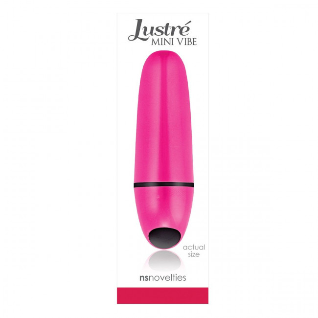 Розовый миниатюрный вибратор LUSTRE, NS Novelties